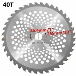 DECKON 1 Pièce 10 Pouces Tondeuse à Gazon En Alliage Tondeuse à Gazon Outils De Jardinage Pour Couper Les Arbustes Et Autres Cultures, 40t (40 Dents) -France Tondeuse Soldes Boutique 53864676 3