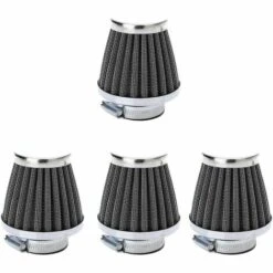 VERSAILLESFR 4 X Filtre à Air Froid Reniflard Carter Turbo Ventilateur 60mm Mini Bleu Pour Voiture Moto,Versailles