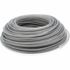 VERSAILLESFR Fil Coupe Bordure Universel, Ligne De Trimmer En Acier 3.0 Mm, Fil D'acier Débroussailleuse Robuste Pour Bosse Tête Tondeuse À Gazon De Jardinage 40m,Versailles