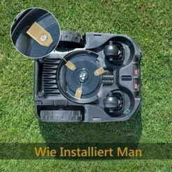 DECKON Lame De Rechange En Titane Pour Tondeuse Husqvarna, Lot De 30 Lame De Tondeuse à Gazon, Faucheuses à Gazon Accessoires Avec Vis -France Tondeuse Soldes Boutique 54168521 4