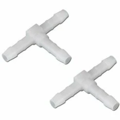 CYCLINGCOLORS 2x Raccord De Durite En T Diamètre 5mm Connecteur Tube Tuyau Carburant Essence Tracteur Tondeuse Voiture