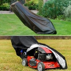 Housse Pour Tondeuse à Gazon, étanche, Anti-poussière Et Anti-UV, En 210D, Avec Cordon De Serrage Et Sac De Rangement Pour Extérieur/intérieur - 188 X 99 X 63,5 Cm,Starlight -France Tondeuse Soldes Boutique 54705617 5