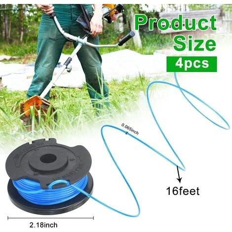 4 Bobines De Fil Triomphe Pour Débroussailleuse Bobine De Rechange Pour Coupe-bordure En Nylon Bobine Fil Coupe Bordure Bobine De Remplacement à Alimentation Automatique Pour Tondeuse à Gazon 4 4 Bobines De Fil Triomphe Pour Débroussailleuse Bobine De Rechange Pour Coupe-bordure En Nylon Bobine Fil Coupe Bordure Bobine De Remplacement à Alimentation Automatique Pour Tondeuse à Gazon – Image 2