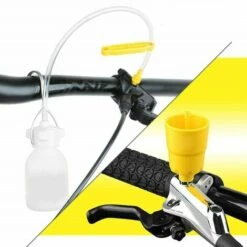 FLYME Kit De Purge De Frein De Vélo, Kit De Purge D'huile De Frein à Disque Hydraulique, Outil De Réparation De Vélo Adapté -France Tondeuse Soldes Boutique 54917157 4