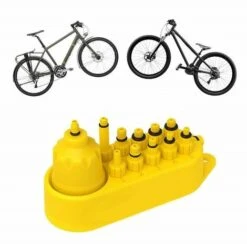 FLYME Kit De Purge De Frein De Vélo, Kit De Purge D'huile De Frein à Disque Hydraulique, Outil De Réparation De Vélo Adapté -France Tondeuse Soldes Boutique 54917157 5