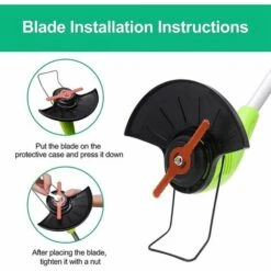 REGALOS Les Lames De La Tête Du Coupe-bordures à Fil Remplacent, 24 Lames En Plastique Pour PC De Rechange Pour Tondeuse à Gazon à Batterie -France Tondeuse Soldes Boutique 54959945 4