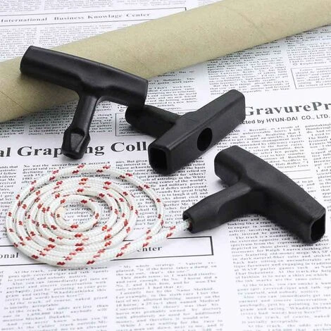 REGALI Poignée De Démarreur Tondeuse à Gazon Corde De Démarrage à Rappel Avec 3 Pièces Poignée De Démarrage Accessoires De Tondeuse à Cordon Pour La Plupart Des Tondeuses à Gazon 5 REGALI Poignée De Démarreur Tondeuse à Gazon Corde De Démarrage à Rappel Avec 3 Pièces Poignée De Démarrage Accessoires De Tondeuse à Cordon Pour La Plupart Des Tondeuses à Gazon – Image 3