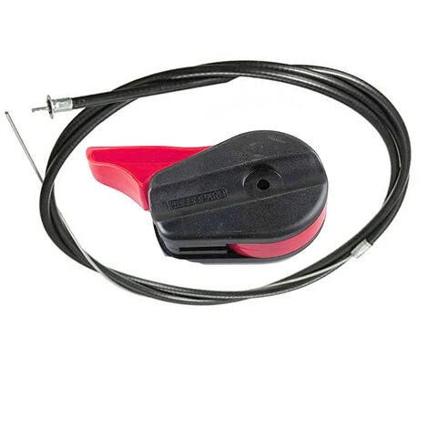 THSINDE Ensemble De Commutateur D'accélérateur De Tondeuse à Gazon Rouge Universel (avec Câble D'accélérateur De 165 Cm) 4 THSINDE Ensemble De Commutateur D'accélérateur De Tondeuse à Gazon Rouge Universel (avec Câble D'accélérateur De 165 Cm) â Image 2