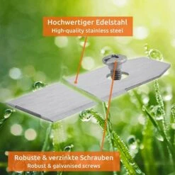 GUAZHUNIFR Lames De Couteau En Titane 30 X Lames De Rechange Robot Tondeuse Pour Tous Les Tondeuses De Jardin，argent，Guazhuni -France Tondeuse Soldes Boutique 55069902 4