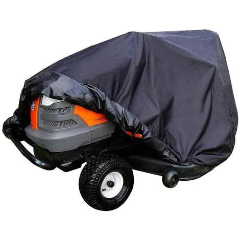 HKLFFJA Housse De Tondeuse À Gazon Étanche Housse De Tracteur Imperméable 210D Polyester Oxford Protection UV Anti-poussière Avec Sac De Rangement 3 HKLFFJA Housse De Tondeuse À Gazon Étanche Housse De Tracteur Imperméable 210D Polyester Oxford Protection UV Anti-poussière Avec Sac De Rangement