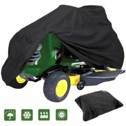 HKLFFJA Bâche Voiture, Couverture Pour La Couverture De Tondeuse à Lawn Du Tracteur Solaire Imperméable Tous Protection Météo (Color Name : Black, Size : S) -France Tondeuse Soldes Boutique 55255348 2