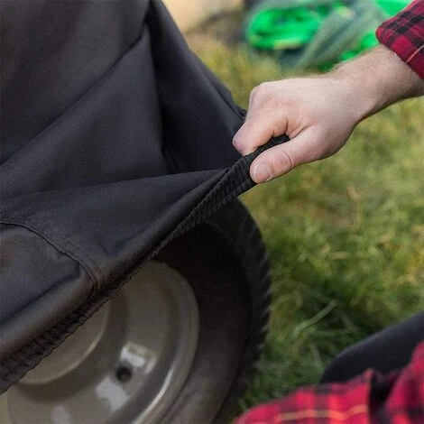 HKLFFJA Équitation Tondeuse À Gazon Tracteur Couvre-Voitures Tondeuse À Gazon Protection Imperméable Couverture-Ménages Résistant Aux UV 210D Robuste Polyester Oxford,XL 6 HKLFFJA Équitation Tondeuse À Gazon Tracteur Couvre-Voitures Tondeuse À Gazon Protection Imperméable Couverture-Ménages Résistant Aux UV 210D Robuste Polyester Oxford,XL – Image 4