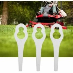 Lot De 50 Lames De Tondeuse à Gazon En Plastique Blanc FUIENKO -France Tondeuse Soldes Boutique 55268892 2