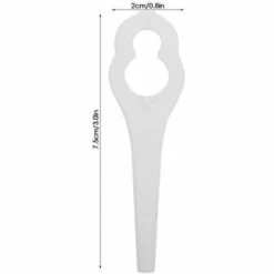 Lot De 50 Lames De Tondeuse à Gazon En Plastique Blanc FUIENKO -France Tondeuse Soldes Boutique 55268892 4