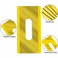 SUPERMARKET Lot De 30 Lames De Tondeuse En Acier Inoxydable Pour Husavarna 36,5 X 18,5 X 0,65 Mm (Or)Superma -France Tondeuse Soldes Boutique 55490047 3