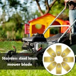 SUPERMARKET 30x LONGUE DURÉE Lames De TondeuseTondeuses Robotiques - Lame Robot Tondeuse En Titane + 30 Vis,Superma,or -France Tondeuse Soldes Boutique 55490050 4
