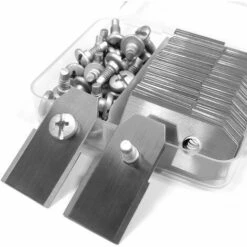 FONTAINEBLEAU 30Pcs Lames De Rechange En Acier Inoxydable, Comprend Des Vis, Argent -France Tondeuse Soldes Boutique 55567546 4