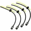 SUPERMARKET Kit De Filtre à Essence Universel Joint Tuyau D'Essence Universel De Rechange Pour Débroussailleuse Tondeuse À Gazon Tronconneuse Taille-Haie Élagueur,Superma,noir,4 Pièces
