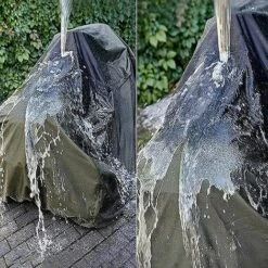 FR-LIFE BR-Vie Housse De Protection Pour Tondeuse à Gazon Robuste Durable Et Imperméable Couverture De Tondeuse À Gazon Bâche Armée Vert 140*66*91CM -France Tondeuse Soldes Boutique 56073810 4