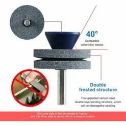 FR-LIFE BR-Vie 2 Affûteurs De Lame De Tondeuse à Gazon Double Couche,ésistant à L'usure Adapté à La Plupart Des Perceuses électriques Ou Perceuses à Main Professionnelle Accessoire Perceuse De Fichier Rotatif -France Tondeuse Soldes Boutique 56074057 4