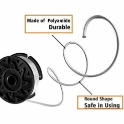 LUCKY-88 Tête De Tonte De Corde De Tonte De Ligne De Tonte De Bobine (bobine * 6 + Couvercle * 1 + Ressort * 1) -France Tondeuse Soldes Boutique 56330802 3