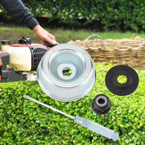 GUAZHUNIFR Kit De Maintenance D'accessoires Pour Adaptateur Tondeuse à Gazon Pour Stihl Rondelle De Butée, Plaque De Support, écrou De Collier Tournevis De Maintenance Kit Fixation De L'adaptateur De Lame.Gu.B/bon 4 GUAZHUNIFR Kit De Maintenance D'accessoires Pour Adaptateur Tondeuse à Gazon Pour Stihl Rondelle De Butée, Plaque De Support, écrou De Collier Tournevis De Maintenance Kit Fixation De L'adaptateur De Lame.Gu.B/bon – Image 2