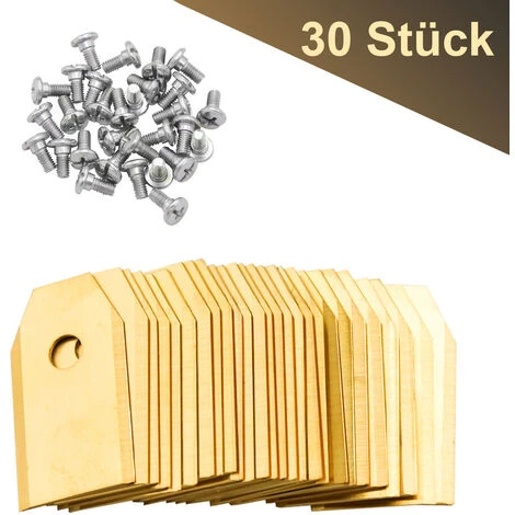 TolleTour 30X Lames De Couteau En Titane Lames De Rechange Couteau Yardforce Couteau Automower 3 TolleTour 30X Lames De Couteau En Titane Lames De Rechange Couteau Yardforce Couteau Automower