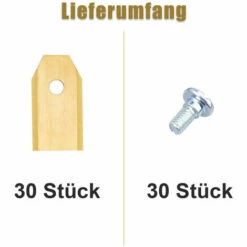 TolleTour 30X Lames De Couteau En Titane Lames De Rechange Couteau Yardforce Couteau Automower 8 TolleTour 30X Lames De Couteau En Titane Lames De Rechange Couteau Yardforce Couteau Automower -France Tondeuse Soldes Boutique 56860698 2