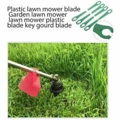 HKLFFJA Lot De 120 Lames De Rechange Pour Tondeuse à Gazon, Lame De Rechange En Plastique Pour Tondeuse à Gazon, Lames De Coupe Pour Tondeuse à Gazon, Lames De Rechange En Plastique(Vert) -France Tondeuse Soldes Boutique 57020349 3