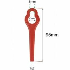 HKLFFJA Lot De 100 Lames De Rechange En Plastique Pour Ferrex/Aldi FAR 20-1 97699 2002706 FE220 11 HKLFFJA Lot De 100 Lames De Rechange En Plastique Pour Ferrex/Aldi FAR 20-1 97699 2002706 FE220 -France Tondeuse Soldes Boutique 57020440 5