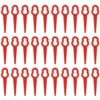 HKLFFJA Lames De Tondeuse à Gazon - 100 Pièces Lames De Tondeuse En Plastique Accessoires De Jardin Lames De Coupe Lames De Rechange Pour Tondeuse à Gazon Lame De Coupe-herbe Outils (Rouge) -France Tondeuse Soldes Boutique 57121689 1