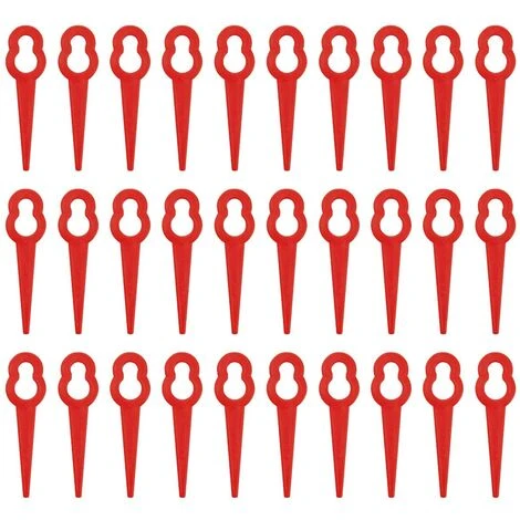 HKLFFJA Lames De Tondeuse à Gazon - 100 Pièces Lames De Tondeuse En Plastique Accessoires De Jardin Lames De Coupe Lames De Rechange Pour Tondeuse à Gazon Lame De Coupe-herbe Outils (Rouge) 3 HKLFFJA Lames De Tondeuse à Gazon - 100 Pièces Lames De Tondeuse En Plastique Accessoires De Jardin Lames De Coupe Lames De Rechange Pour Tondeuse à Gazon Lame De Coupe-herbe Outils (Rouge)