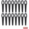 CHANCEY Lames De Tondeuse,Lames En Plastique De Tondeuse Rechange Robuste 100pcs Jardin Pelouse Tondeuse Accessoires,SEMAket,noir 2 CHANCEY Lames De Tondeuse,Lames En Plastique De Tondeuse Rechange Robuste 100pcs Jardin Pelouse Tondeuse Accessoires,SEMAket,noir -France Tondeuse Soldes Boutique 57137655 1