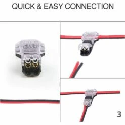 FLYME 12Pcs Connecteurs De Câble En T, 12V Etanches Connecteur De Fil Electrique à 2 Broches Connecteur Basse Tension Pour Connexion Electrique Temporaire / Audio / Vidéo / Eclairage 11 FLYME 12Pcs Connecteurs De Câble En T, 12V Etanches Connecteur De Fil Electrique à 2 Broches Connecteur Basse Tension Pour Connexion Electrique Temporaire / Audio / Vidéo / Eclairage -France Tondeuse Soldes Boutique 57355370 5