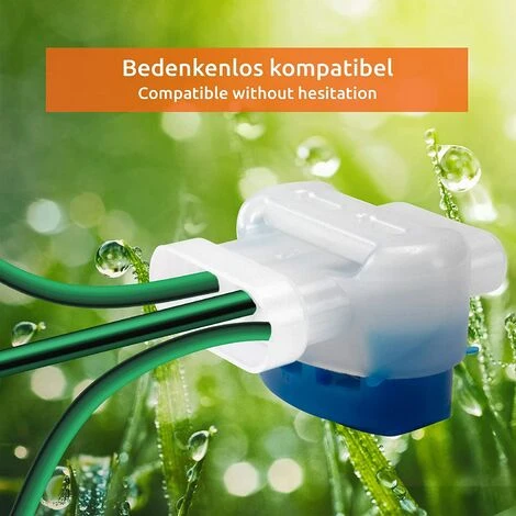 HKLFFJA Connecteur De Câble 10x Connecteurs Pour Câble Périphérique, Kit De Réparation Pour Câbles De Tondeuse Robot, Serre-câble, Pour Raccorder Les Extrémités De Câbl 5 HKLFFJA Connecteur De Câble 10x Connecteurs Pour Câble Périphérique, Kit De Réparation Pour Câbles De Tondeuse Robot, Serre-câble, Pour Raccorder Les Extrémités De Câbl – Image 3