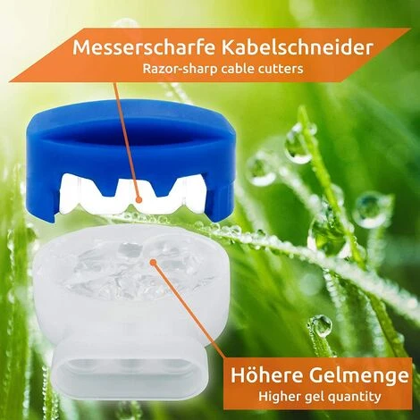 HKLFFJA Connecteur De Câble 10x Connecteurs Pour Câble Périphérique, Kit De Réparation Pour Câbles De Tondeuse Robot, Serre-câble, Pour Raccorder Les Extrémités De Câbl 6 HKLFFJA Connecteur De Câble 10x Connecteurs Pour Câble Périphérique, Kit De Réparation Pour Câbles De Tondeuse Robot, Serre-câble, Pour Raccorder Les Extrémités De Câbl – Image 4