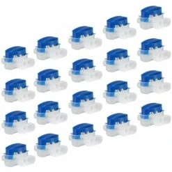 HKLFFJA 20pcs Connecteurs De Câble Remplis Des Résines Connecteur Husqvarna Automower Connecteur Étanche Pour Jardin Extérieur Jardin Robot Tondeuse Automower Résiste à L’eau Et Aux Intempéries