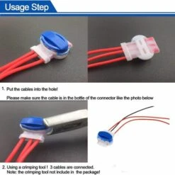 HKLFFJA Connecteurs De Câble Remplis Des Résines Pour Jardin & Extérieur Et Tondeuse Robot,50 Pièces -France Tondeuse Soldes Boutique 57478667 2