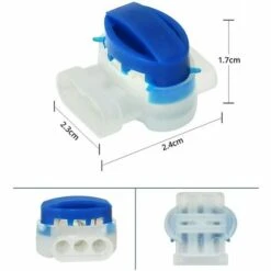 HKLFFJA Connecteurs De Câble,Set De Connecteurs De Câbles,Lot De 40 Connecteurs De Câble Remplis Des Résines,Étanches,Sûrs,Dénudage Inutile,pour Robot Tondeuse Jardin Extérieur Et Voiture -France Tondeuse Soldes Boutique 57478687 5