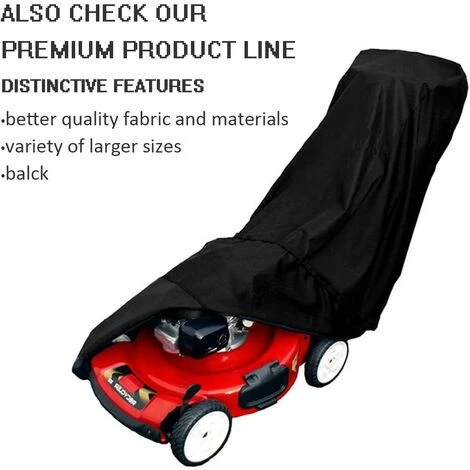 ABCRITAL Housses De Tondeuse À Gazon Imperméables - Housse De Protection Anti-Poussière En Polyester Oxford 210D Robuste Avec Sac De Rangement,122 * 47 * 35Cm 3 ABCRITAL Housses De Tondeuse À Gazon Imperméables - Housse De Protection Anti-Poussière En Polyester Oxford 210D Robuste Avec Sac De Rangement,122 * 47 * 35Cm – Image 2