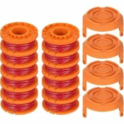 Fei Yu 12 Pièces De Coupe De Ligne Pour Toutes Les Tondeuses à Cordes Worx 20v Et 4 Pièces