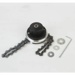 DONTODENT Tête De Fauche à Chaîne - Tête De Fauche à Chaîne - Tête De Faucheuse Irrigatrice - Tête De Faucheuse Sarcleuse - Noir - Entretoise Universelle 25.4mm -France Tondeuse Soldes Boutique 57922239 3