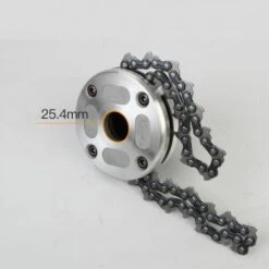 DONTODENT Tête De Fauche à Chaîne - Tête De Fauche à Chaîne - Tête De Faucheuse Irrigatrice - Tête De Faucheuse Sarcleuse - Noir - Entretoise Universelle 25.4mm -France Tondeuse Soldes Boutique 57922239 4