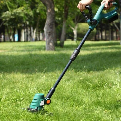 FIXKIT Coupe Bordure Sans Fil, Charge Rapide 1H, Batterie Li-V 20V, Cercle De Coupe De 230 Mm, Poignée Réglable,Débroussailleuse Angle De Réglage De 180 °, 10 Lames En Plastique 7 FIXKIT Coupe Bordure Sans Fil, Charge Rapide 1H, Batterie Li-V 20V, Cercle De Coupe De 230 Mm, Poignée Réglable,Débroussailleuse Angle De Réglage De 180 °, 10 Lames En Plastique – Image 5