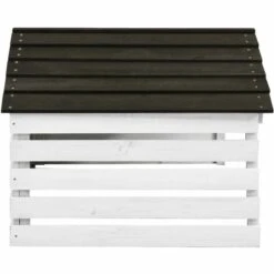 INLIFE Garage De Tondeuse à Gazon Noir Et Blanc 78x74x54 Cm Sapin 9 INLIFE Garage De Tondeuse à Gazon Noir Et Blanc 78x74x54 Cm Sapin -France Tondeuse Soldes Boutique 58276083 3