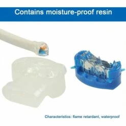 TINOR 20 Pièces Connecteurs De Câble Remplis Des Résines Connecteur Etanche 3 Trous Avec Pince Auto-Dénudante ABS Isolé Pour Les Tondeuses à Gazon Robotisées D'Extérieur, Les Jardins -France Tondeuse Soldes Boutique 58345599 3