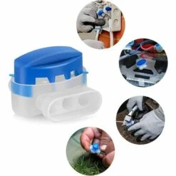 TINOR 20 Pièces Connecteurs De Câble Remplis Des Résines Connecteur Etanche 3 Trous Avec Pince Auto-Dénudante ABS Isolé Pour Les Tondeuses à Gazon Robotisées D'Extérieur, Les Jardins -France Tondeuse Soldes Boutique 58345599 5