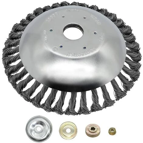 GRID COOL Lame De Coupe-herbe à Tête De Coupe-herbe De 8 Pouces Avec Kit D'adaptateur Universel 4pcs 3 GRID COOL Lame De Coupe-herbe à Tête De Coupe-herbe De 8 Pouces Avec Kit D'adaptateur Universel 4pcs