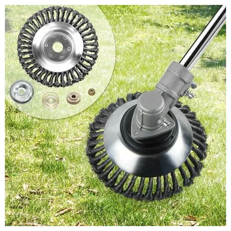 GRID COOL Lame De Coupe-herbe à Tête De Coupe-herbe De 8 Pouces Avec Kit D'adaptateur Universel 4pcs 4 GRID COOL Lame De Coupe-herbe à Tête De Coupe-herbe De 8 Pouces Avec Kit D'adaptateur Universel 4pcs – Image 2