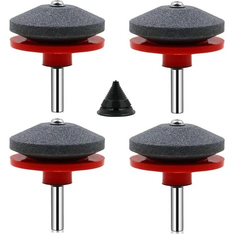 GRID COOL 4 Pièces Affuteur Lame Tondeuse Gazon Universel Aiguiseur Pour Tondeuses Avec 1Pcs Kit D'équilibrage De 3 GRID COOL 4 Pièces Affuteur Lame Tondeuse Gazon Universel Aiguiseur Pour Tondeuses Avec 1Pcs Kit D'équilibrage De
